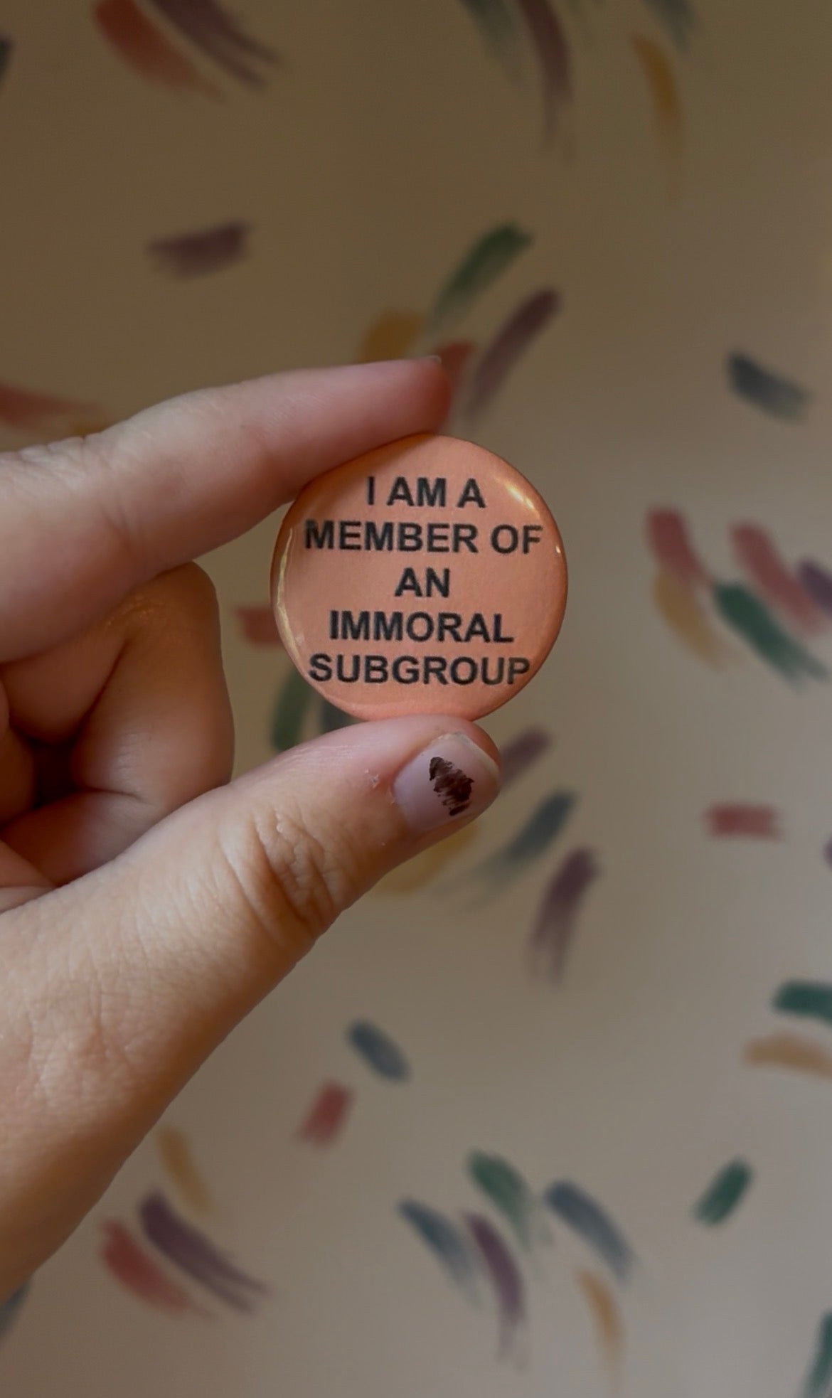 Immoral Subgroup Button