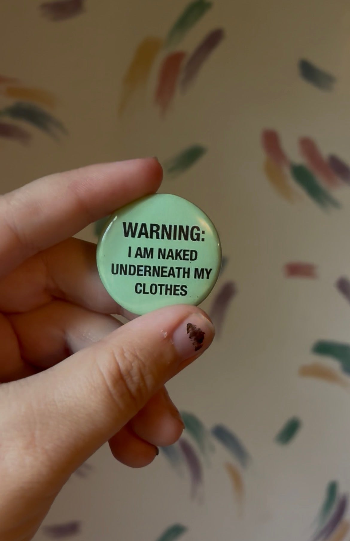 WARNING: naked Button